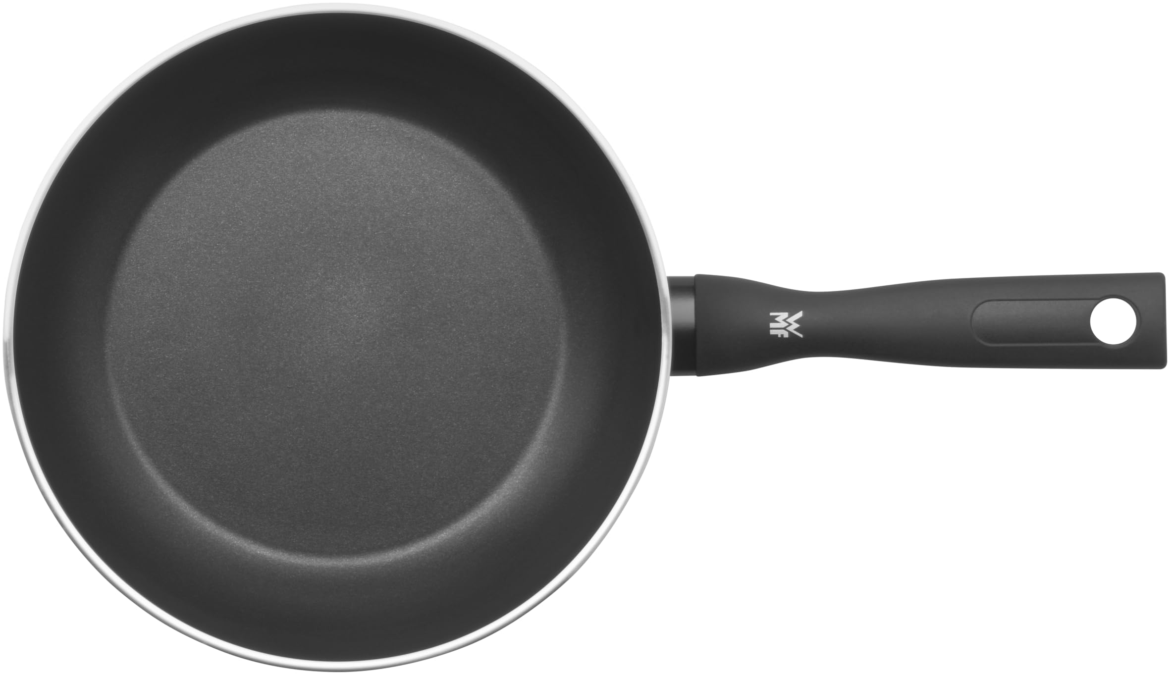 WMF Permadur Inspire - Padella per cottura a induzione, 24 cm, rivestimento in alluminio, rivestimento antiaderente PFOA, manico ergonomico in plastica