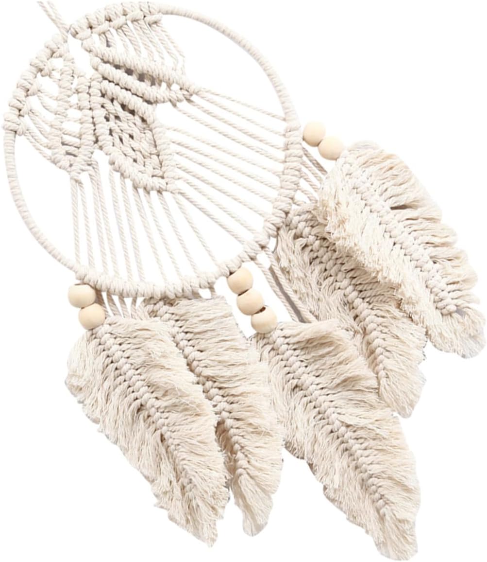 Unique Leaf Dream Catcher Bamboo Wall Hanging Home Decor Wall Art Hanging Pendant