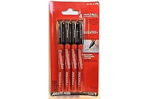 4-Pack of Milwaukee Ultra Fine Point Pens