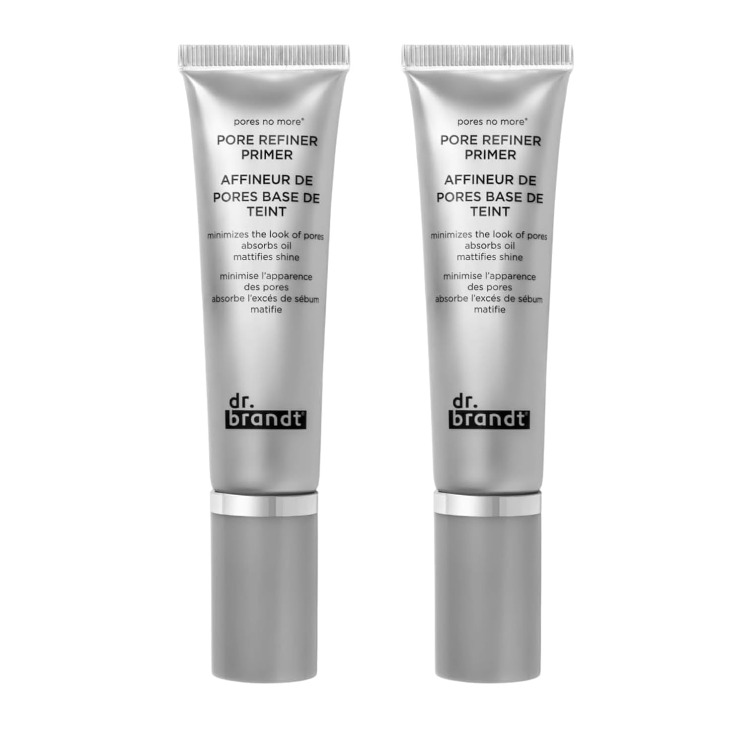 Dr. Brandt Pores No More, Pore Refiner Primer – Instantly Minimizes the Appearance of Pores, Absorbs Oil & Mattifies Shine – 1.0 fl oz, Pack of 2 Dr. Brandt Pores No More, Pore Refiner Primer – Instantly Minimizes the Appearance of Pores, Absorbs Oil & Mattifies Shine – 1.0 fl oz, Pack of 2