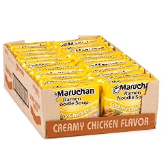 Maruchan Ramen Creamy Chicken Instant Ramen Noodles Ready to Eat Meals 3 Oz 24 Count