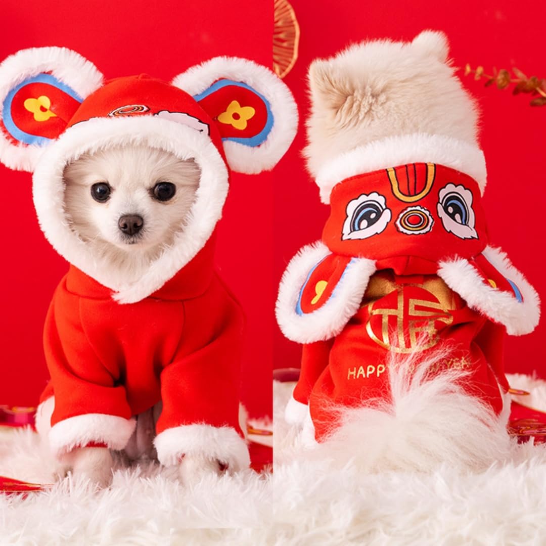 Amazon | smdjszh 犬 服 ペット服 犬 服 冬 コスプレ 龍おもちゃを