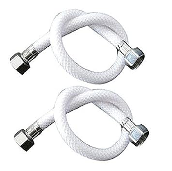 MLD hot & Cold Water PVC Geyser Connection Pipe (2 feet Long, Multicolour) -Set of-2