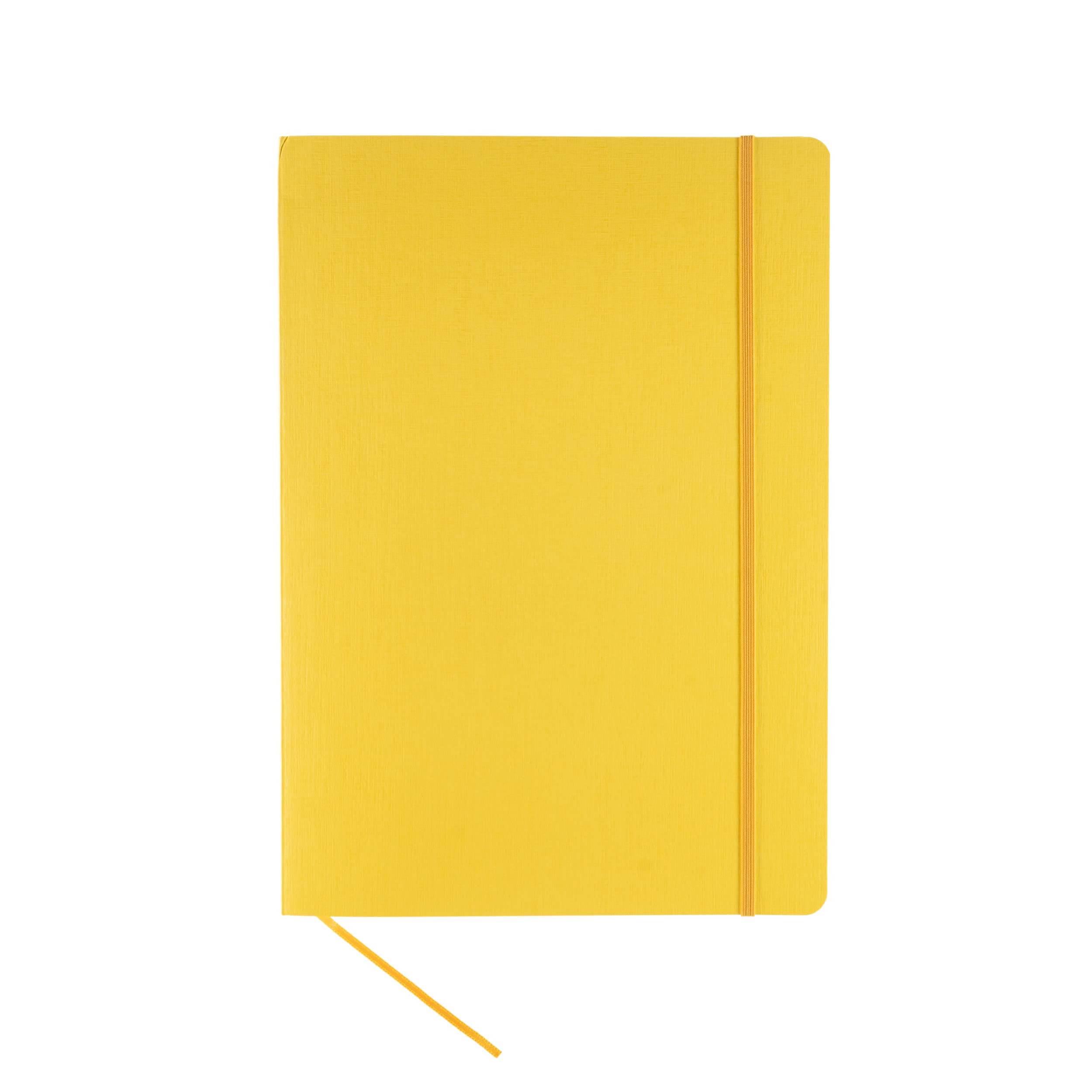 Carnet A4 Pois Fabriano Ecoqua Plus jaune bloc-notes relié pointillés