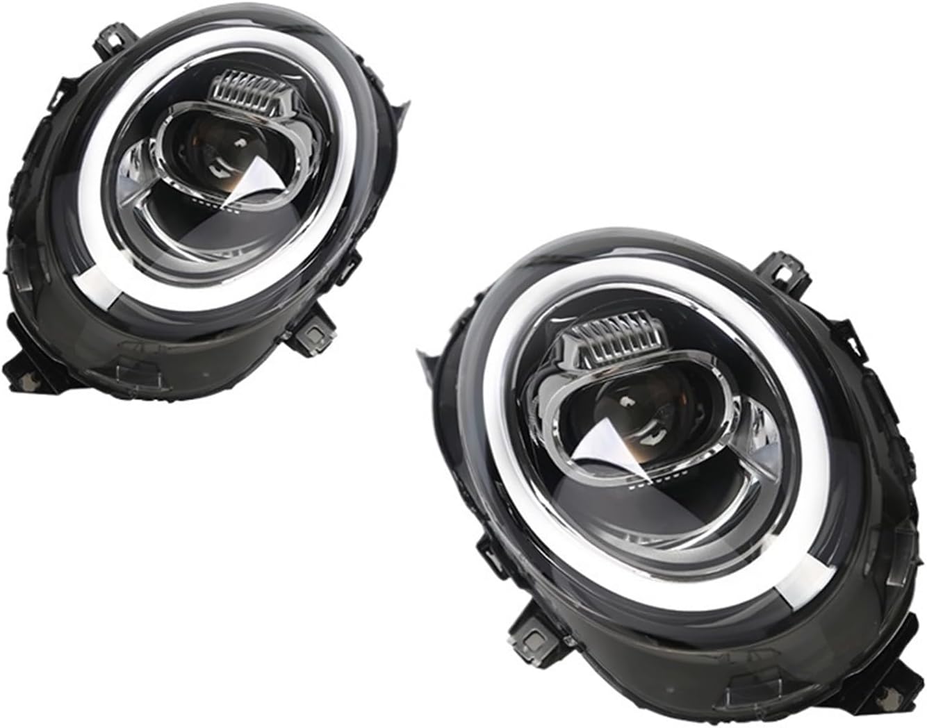 Car Headlights Compatible For BMW Mini F54 F55 F56 F57 2014-2021 Full LED Headlamp Assembly Upgrade High Projector Lens Accessories Kit(Left steering wheel)