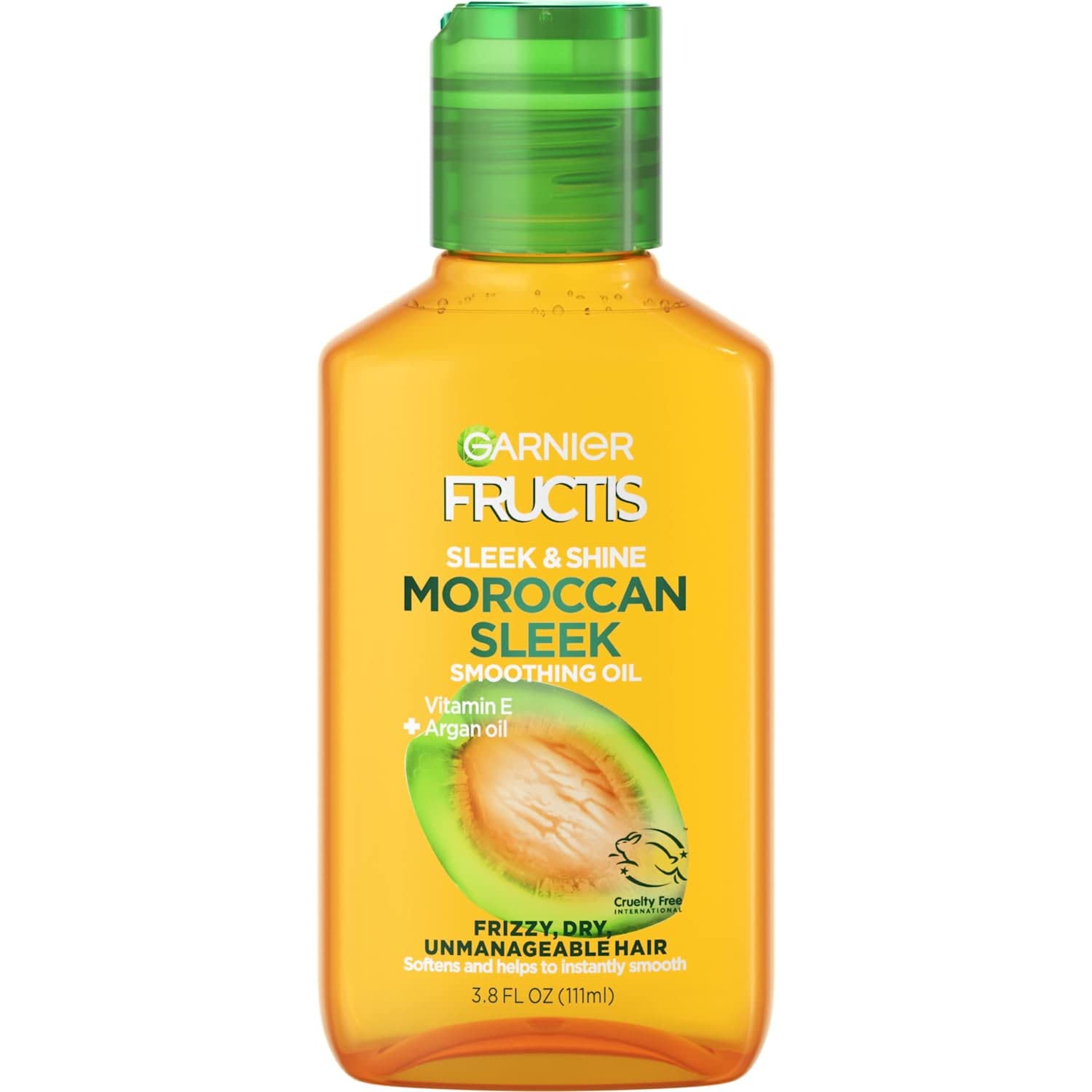Fructis Sleek & Shine Moroccan Oil Treatment 3.75 Ounce (111ml) (2 Pack)
