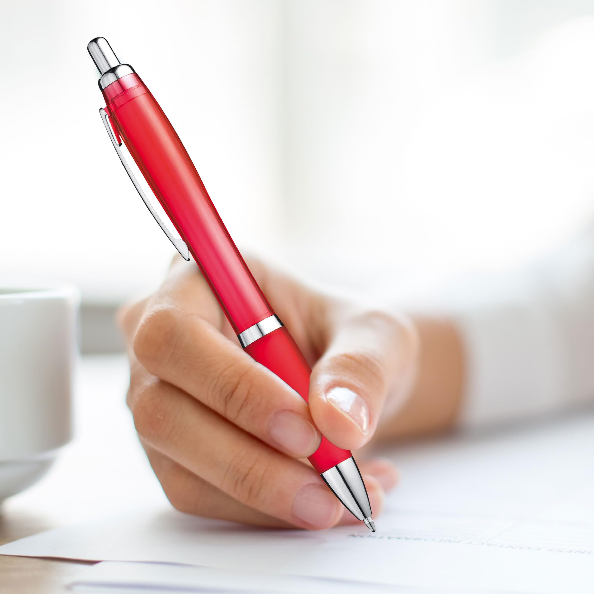 ZENSCRIBE® Ergonomic Ballpoint Pen, Pack of 10 Premium Set - Image 2