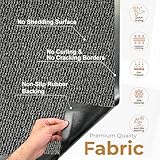 LENAK Door Mats - Entrance Mat Barrier Hallway Runner Kitchen Rug, Non-Slip Dirt Trapper Rubber Back Washable Floor Mat, Dust Grabbing Indoor Outdoor Doormats (Grey, 80x140cm) - Image 4