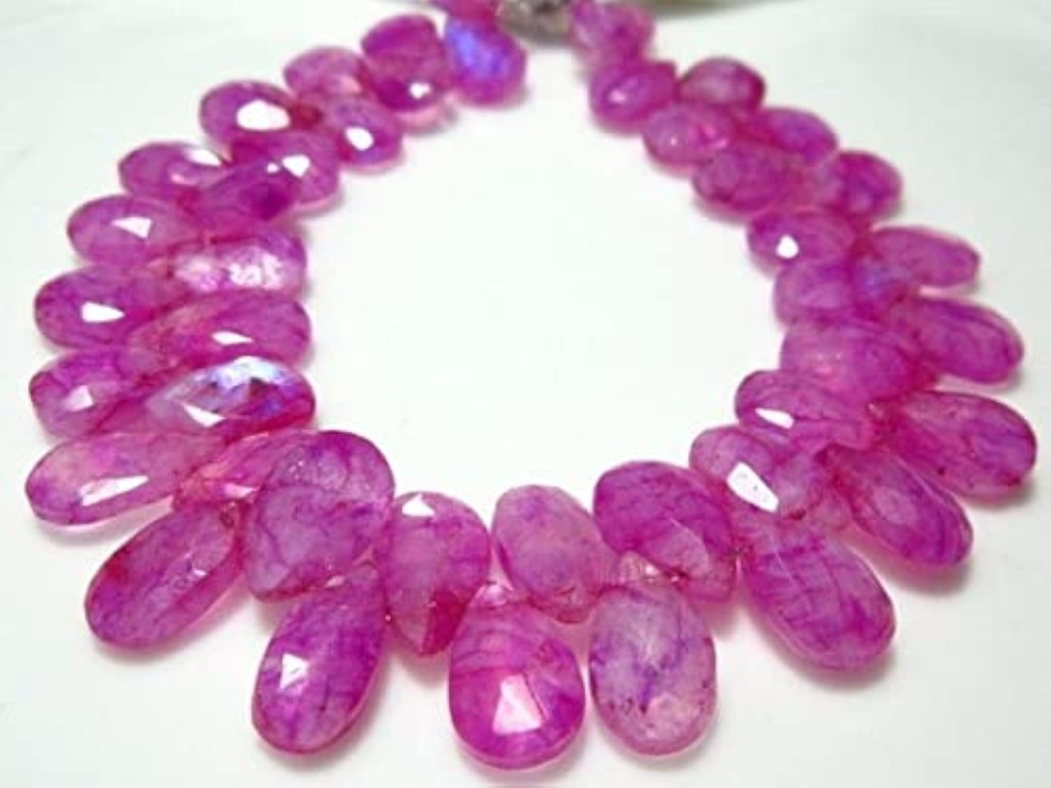 Pierre de lune arc-en-ciel LKBEADS fil de perles poires pour fabriquer un cadeau d'anniversaire unique