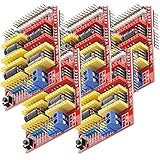 AZDelivery 5x CNC Shield V3 Development board für A4988 Schrittmotor Treiber Stepper für 3D Drucker kompatibel mit Arduino UNO R3 inklusive E-Book!