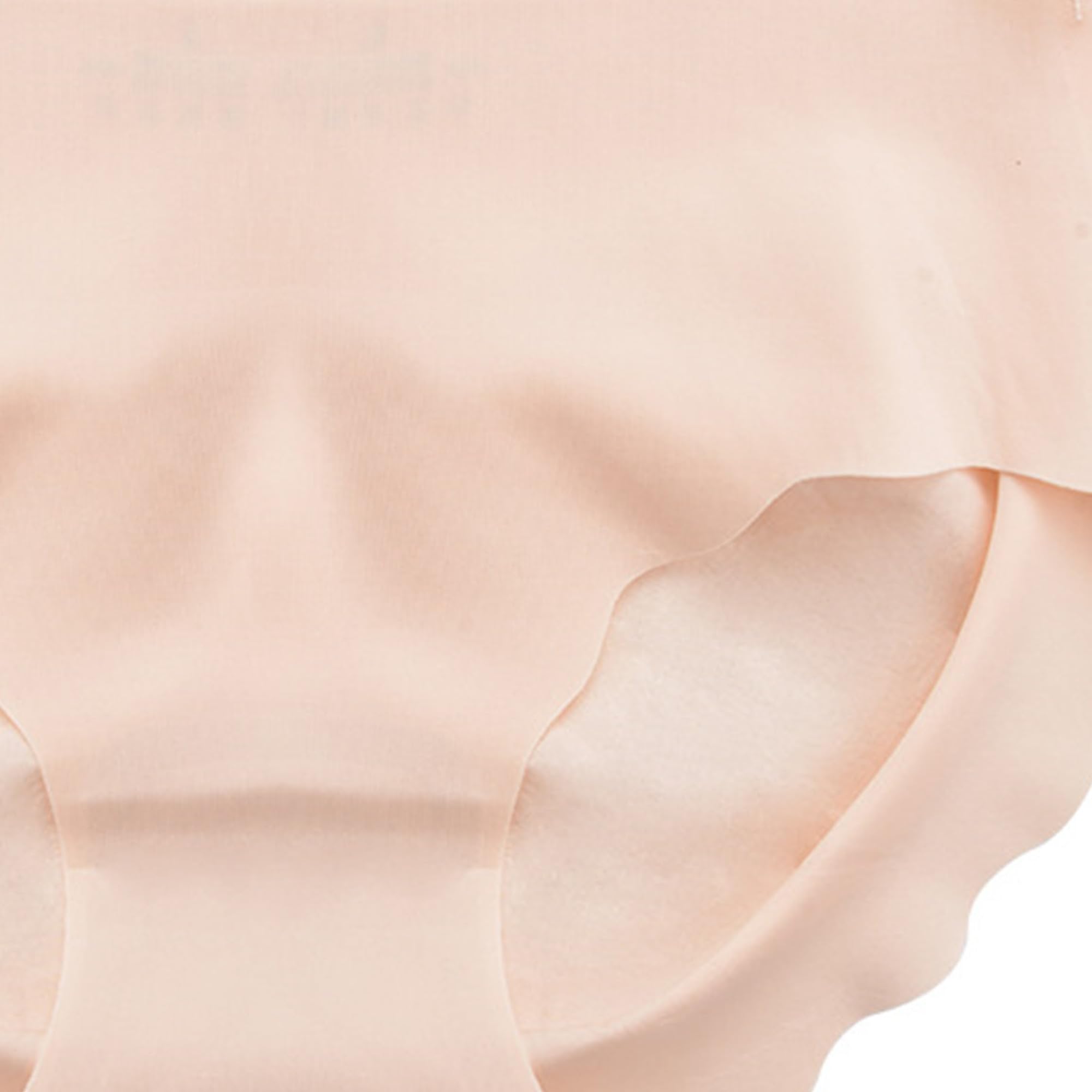 Calzoncillos elásticos sin costuras de secado rápido para mujer, suaves, cómodos, paquete múltiple, ropa interior transpirable de tiro medio (caqui, 5 piezas, L)