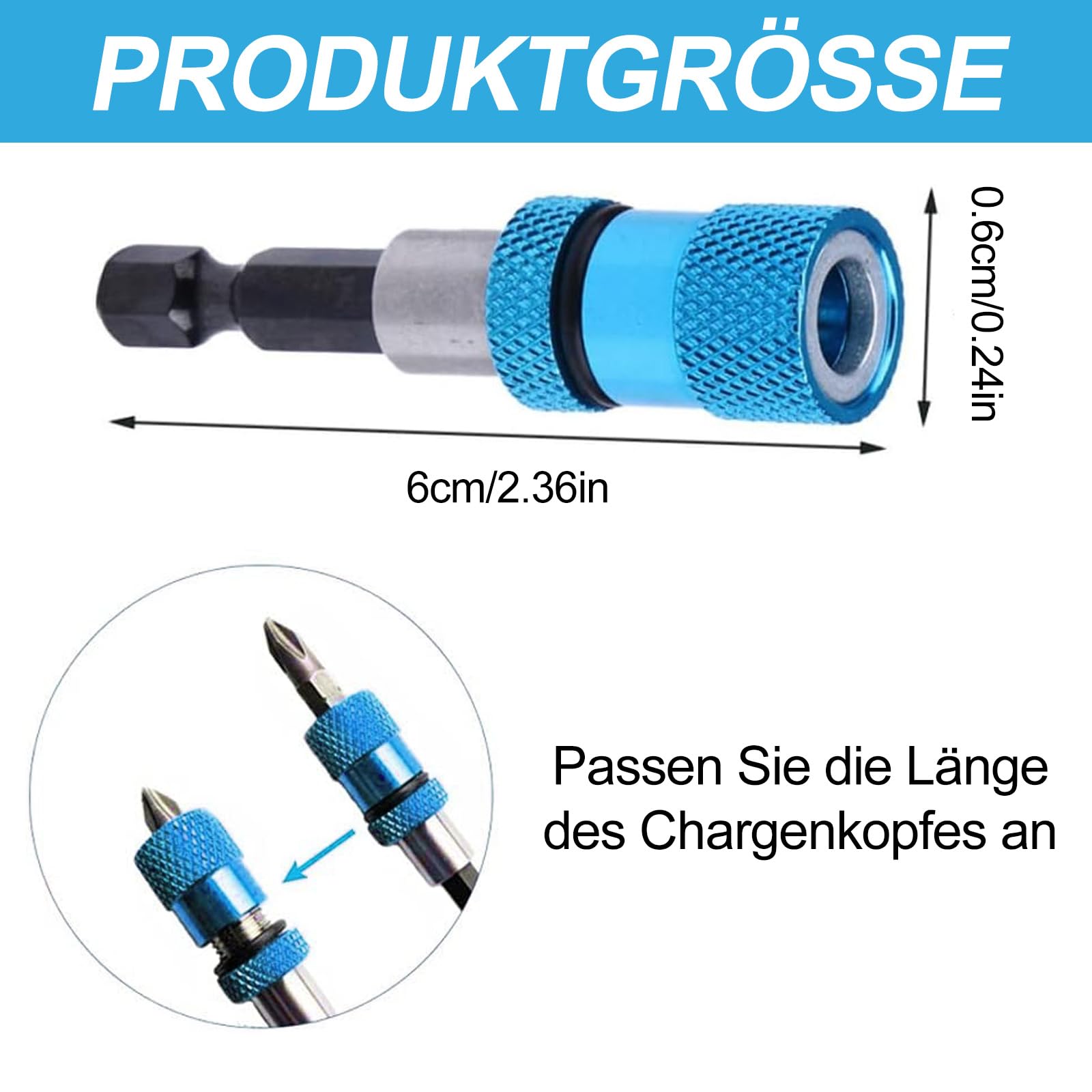 3 inserti per cartongesso, attacco esagonale da 1/4 pollici, attacco rapido magnetico, avvitatore per cartongesso, punta magnetica, supporto per cacciavite, supporto per punte magnetiche