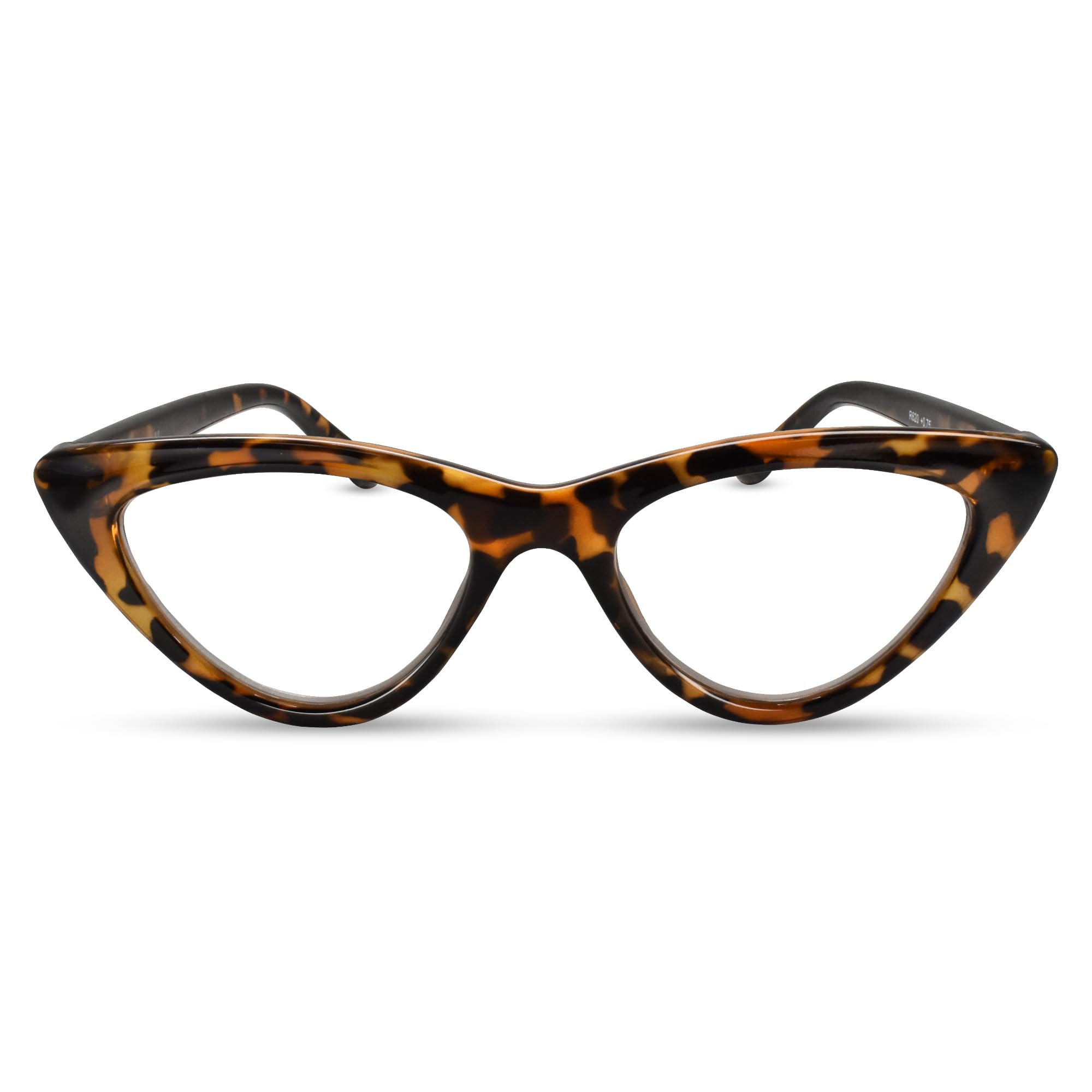 2Seelife Women's Brown Tortoise Premium Cat Eye Tr-90 Reading Glasses For – Narrow–Medium Fit, Sturdy Frame, Spring Hinges, Stylish Readers, +2.50