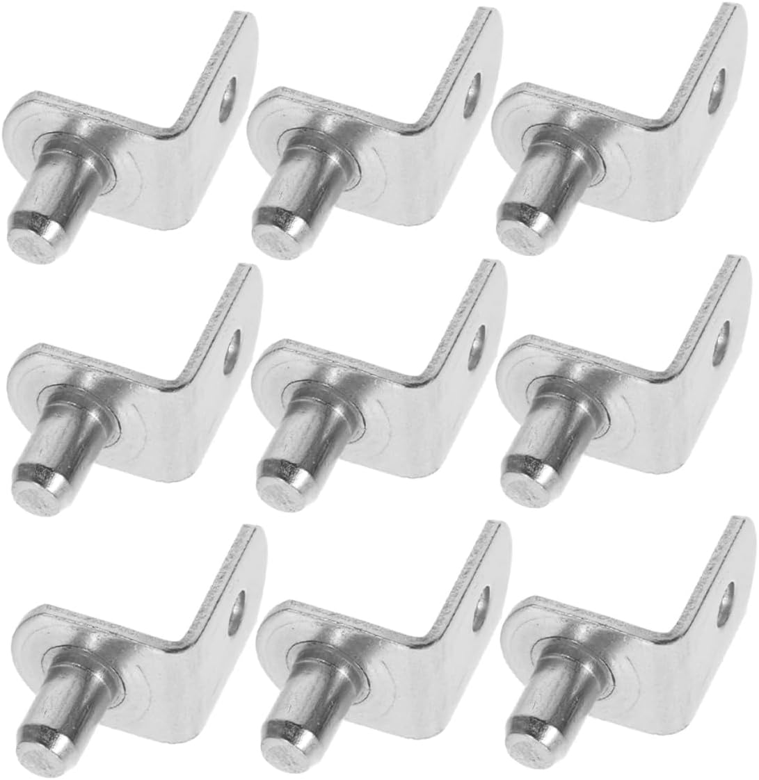 100pcs Sturdy Metal Shelf Pegs Clips for Shelving Bracket Brackets for Kitchen Cabinet Support