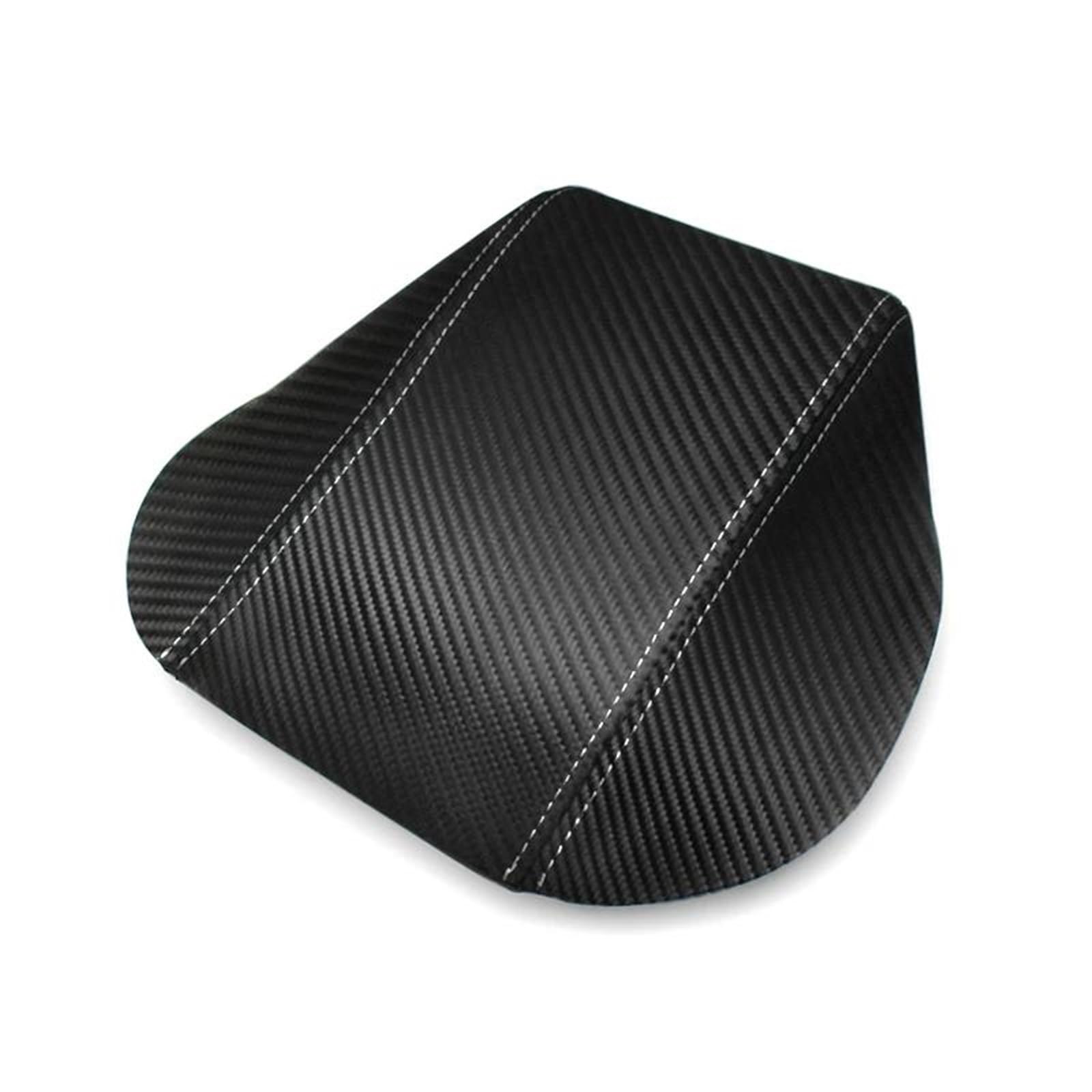 Piwine White Line Car Decoration Car Interior Carbon Style Microfiber Leather Center Armrest Cover Sticker Trim For Civic 9Th Sedan 2012-2015(White Line)