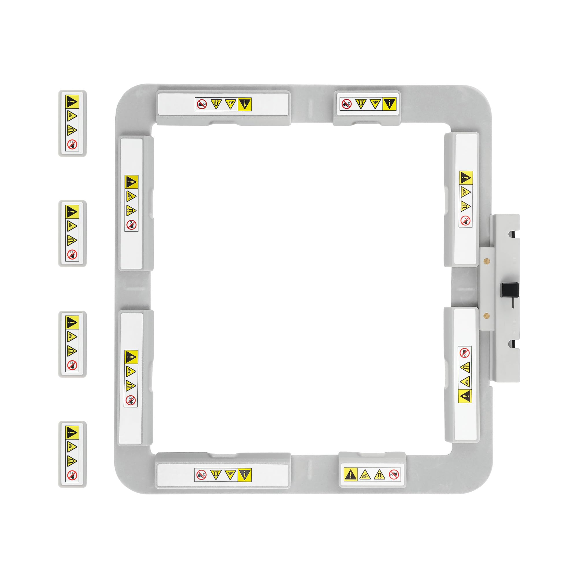 Sew Tech Magnetischer Stickrahmen für Janome Memory Craft MC 500E 550E 400E 450E Elna Expressive Machine (200 x 200 mm) – JA412MK)
