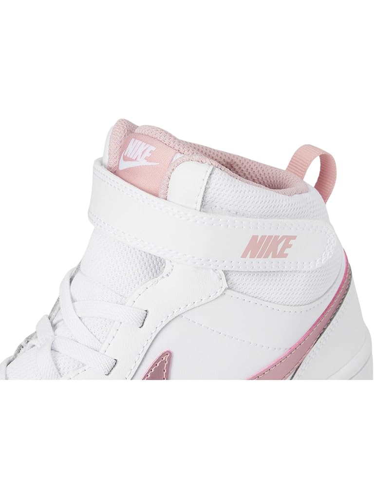 White Nike Court Borough Mid 2 (Little Kid)