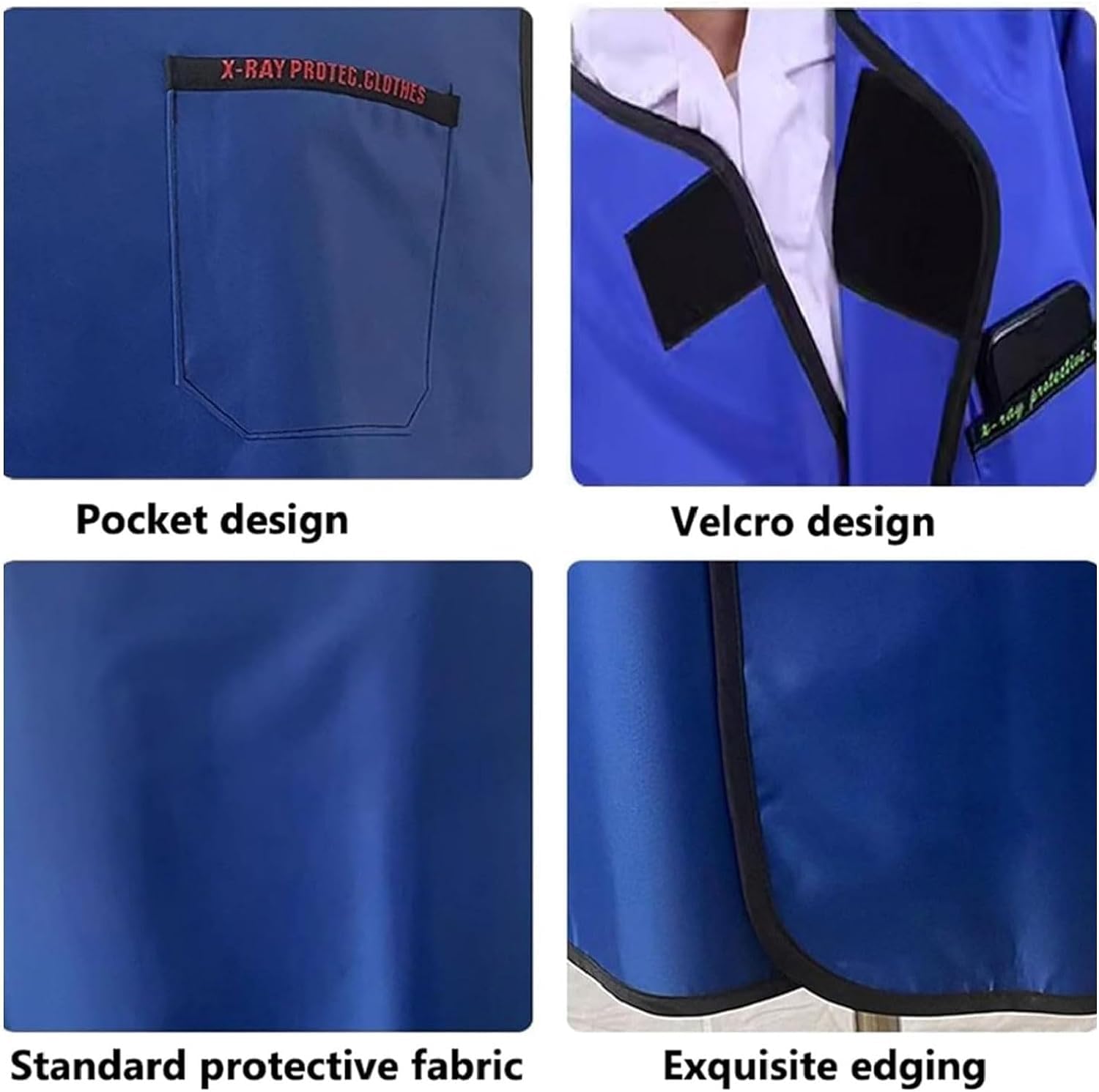 Grembiule in Piombo a Maniche Corte 0,35 mmpb Scudo Anti-Raggi X Grembiule Anti-Raggi X su Misura Perfetta Gilet Anti Raggi X in Piombo Unisex Grembiule in Piombo per Raggi X