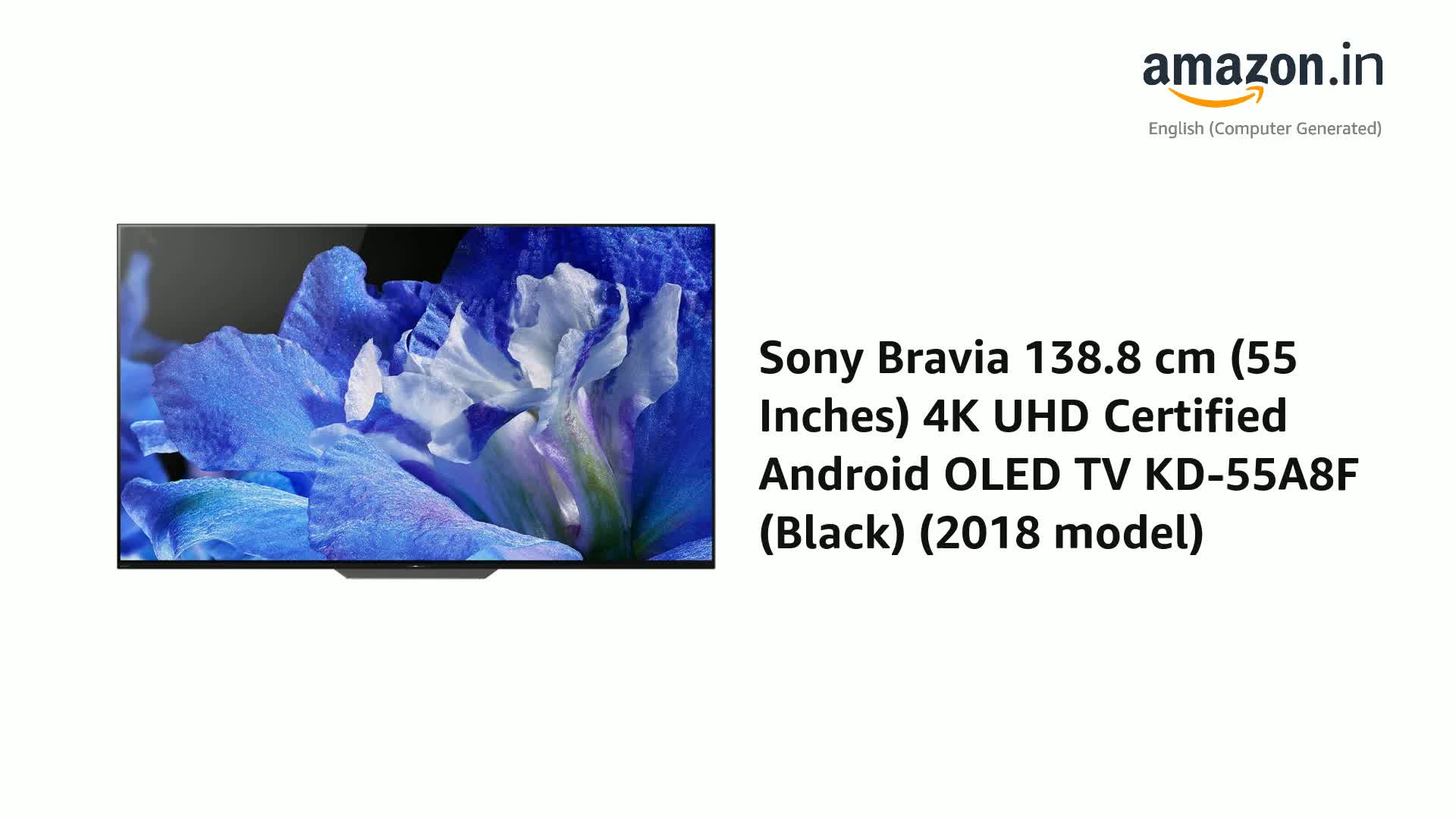 Sony Bravia 138.8 cm (55 Inches) 4K UHD Certified Android OLED TV