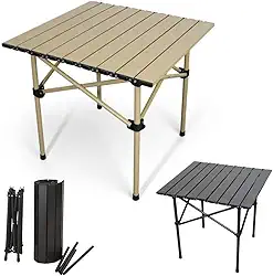 Mesa Dobrável Portátil para Camping, Prática e Resistente
