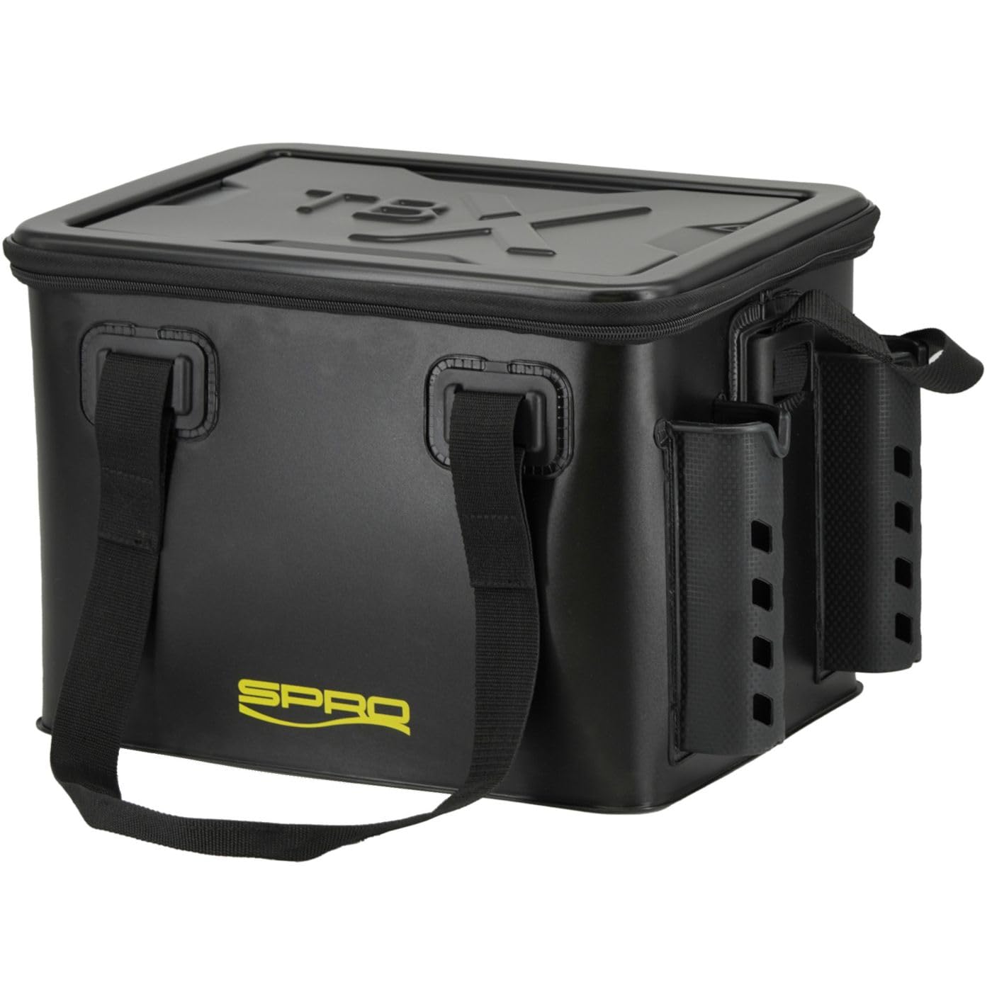 Spro TBX Eva System torba, 36,7 x 27 x 26,6 cm, akcesoria wędkarskie, z uchwytem na wędkę i uchwytem na szczypce, wytrzymała pokrywka TBX jako stół, torba wędkarska