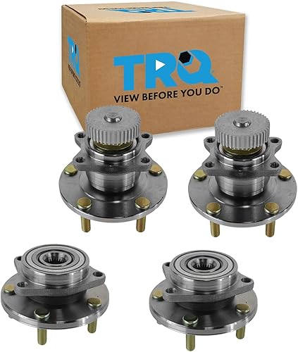 Vista 988 de TRQ Juego de 2 rodamientos y bujes de rueda trasera izquierda y derecha compatible con Ford Expedition 2007-2010 Lincoln Navigator 2007-2010