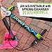 Vurtego Slingshot Pogo Stick – Patented Air-Powered Adjustable Spring for Controlled Jumps Over 5ft, Pogo Stick for Kids Age 5 and up, and Adults, Outdoor Toys, 40 to 180lbs, Durable, Lightweight