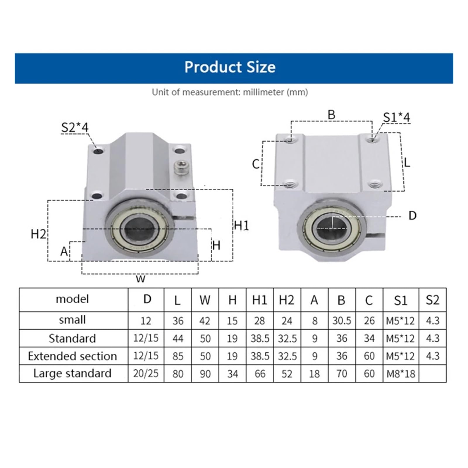 DIY Mi/ni Torno husillo Asiento pequeño 775 Motor Banco Vivienda 895 Motor carpintería Torno Montaje Asiento Fijo(Set 5 Standard 12mm)