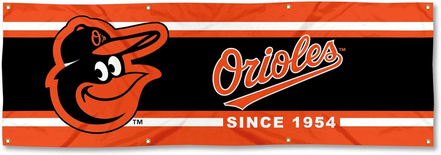 Baltimore Orioles Large 2x6 Foot Banner