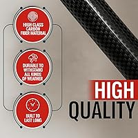 Vista 30 de ICBEAMER 3 inch / 76 mm MINI Mexican Mexico Flag Automotive Antenna with Internal Copper Coil Universal Fit AM/FM Radio Antenna Replacement