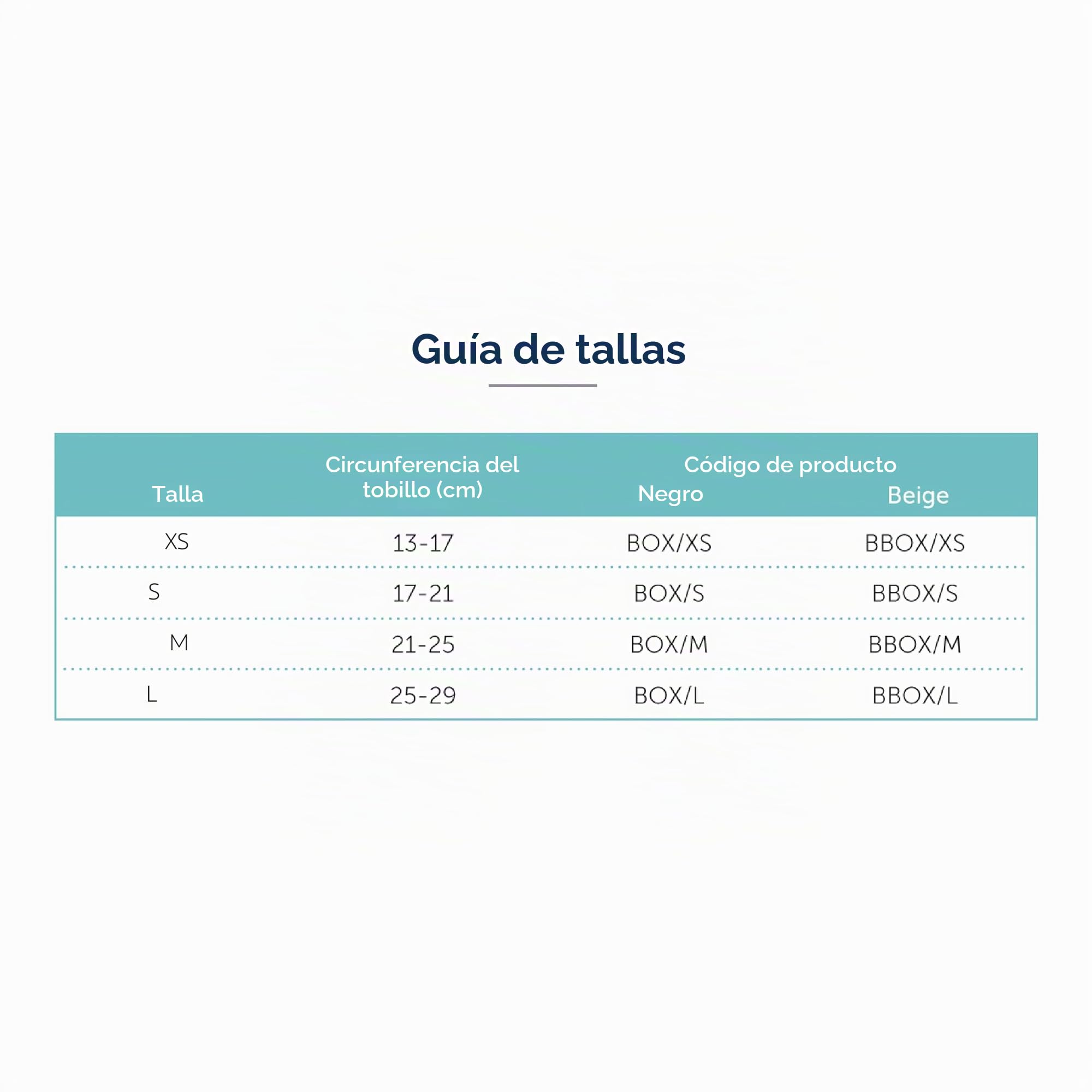 Apoyo antiequino boxia (S)