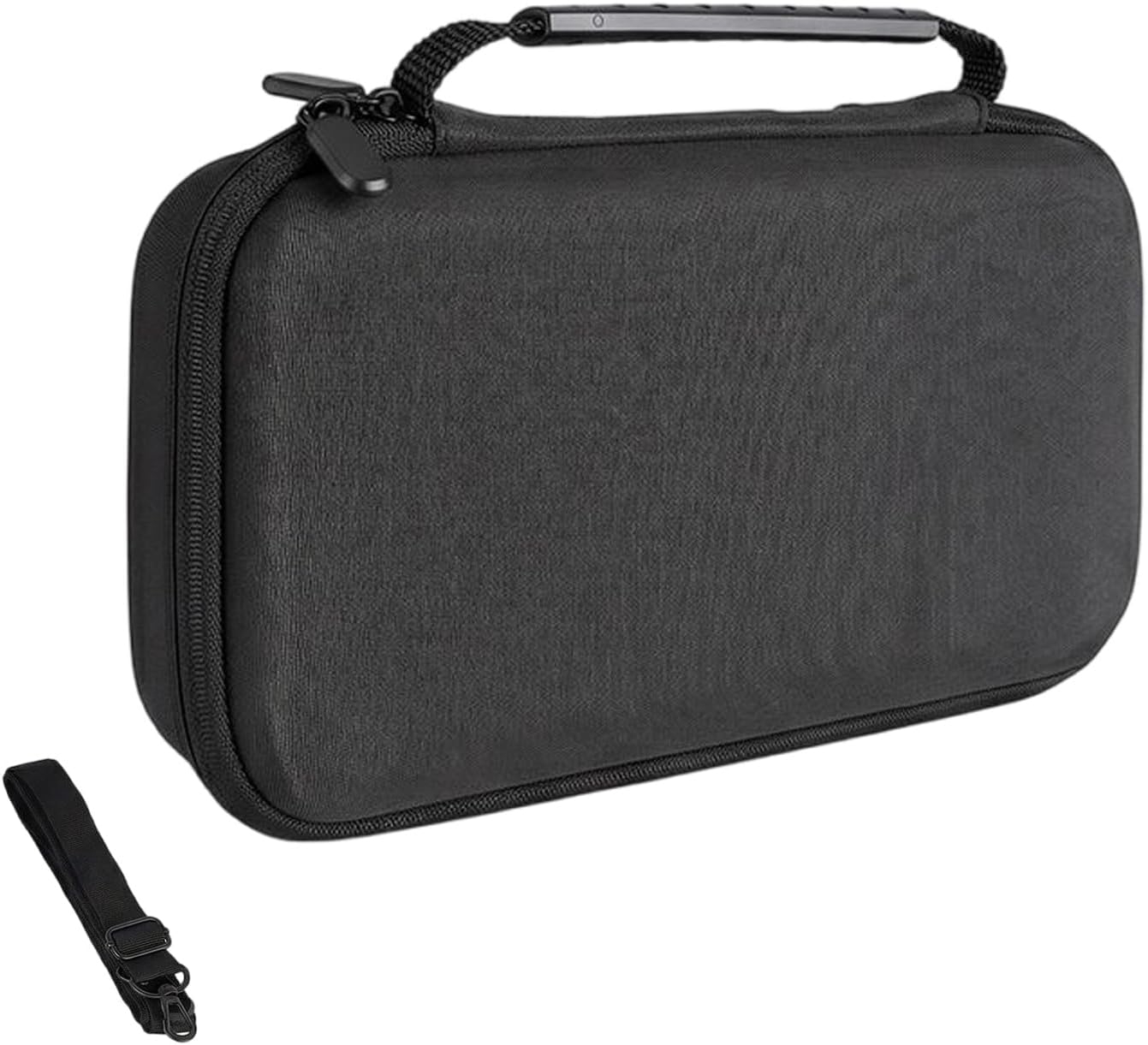 Around Camera Storage Box, EVA PU Hard Shell Organizer with Hand Carry Handle, Structured Outer Frame for Trips, Commutes, Packing Camera Organizer Shell Travel Carry Storage Bag Zipper Handle Eva Pu