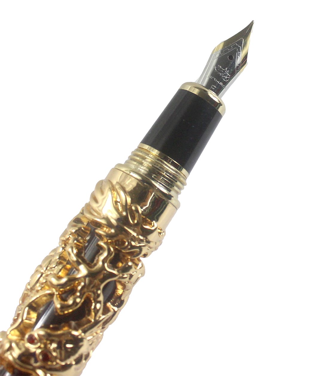 Xiaoyu Jinhao Drachenkönig Füllfederhalter – 18K Vergoldete Füllfeder, F-Schriftbreite, Inkl. Konverter, 140mm Länge