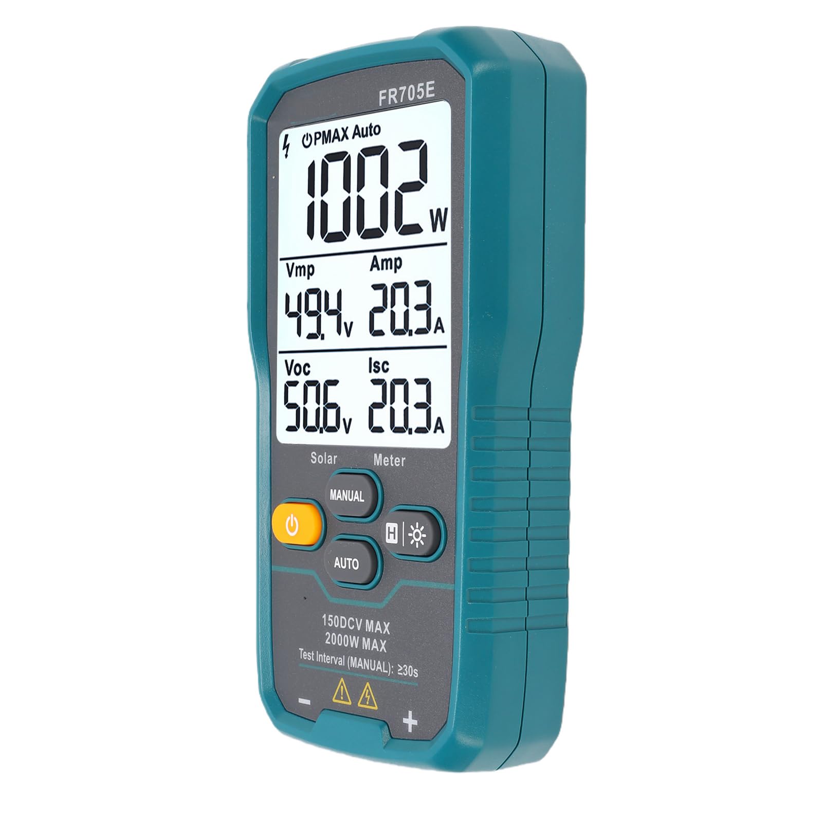 Garosa Tester Mocy Słonecznej 2000W z Wyświetlaczem LCD do Pomiaru MPPT