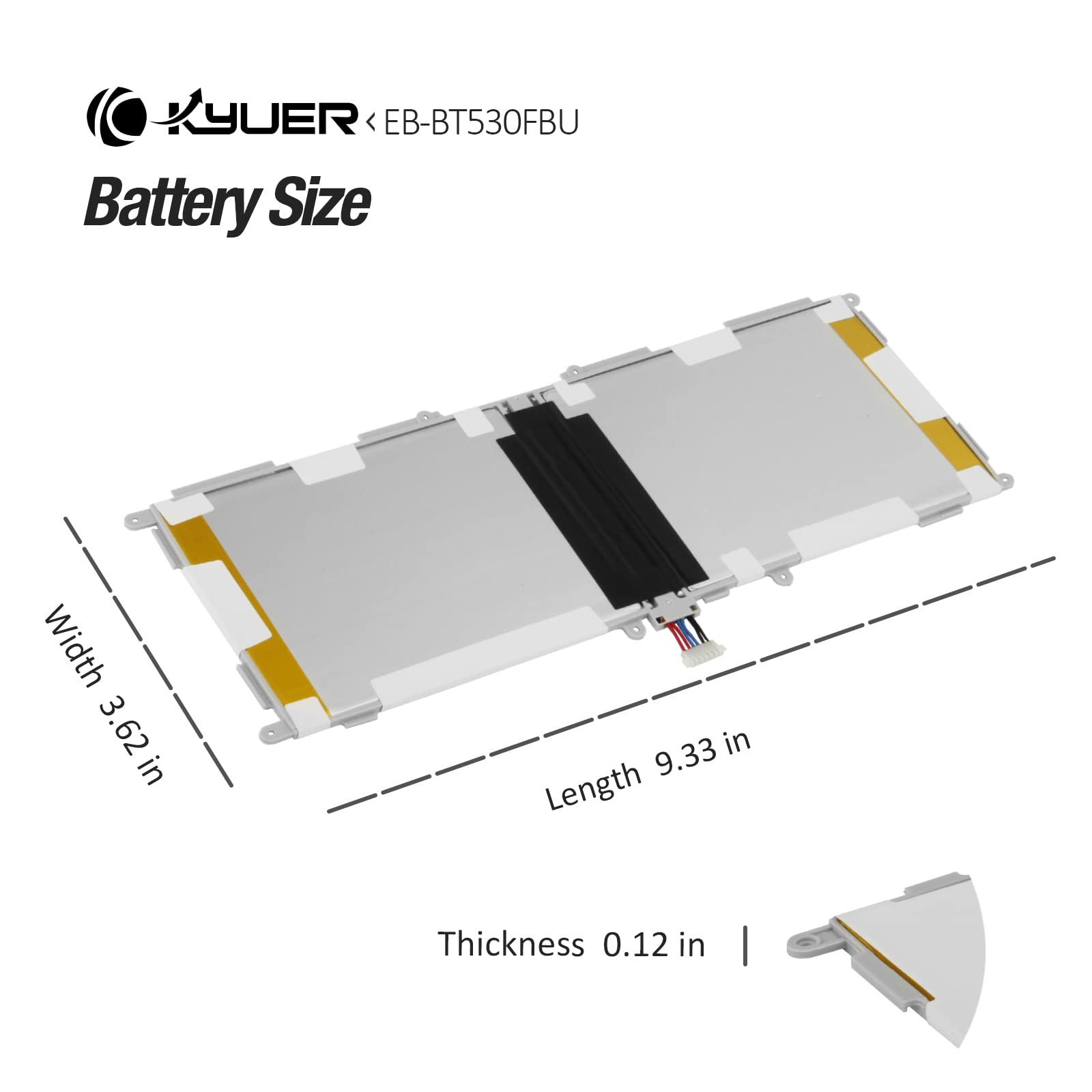 EB-BT530FBU Batterie Samsung Galaxy Tab 4 10.1 SM-T530 SM-T531 SM-T535 SM-T537 SM-T532 SM-T533 T536 T530NU T537A T537V T537R4 3G 4G/LTE WiFi