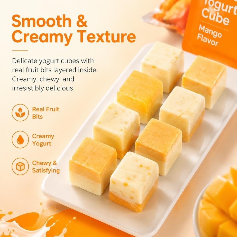 Mango Pomelo Sago Jogurt Bites 250g, Miękkie, Fermentowane Owoce