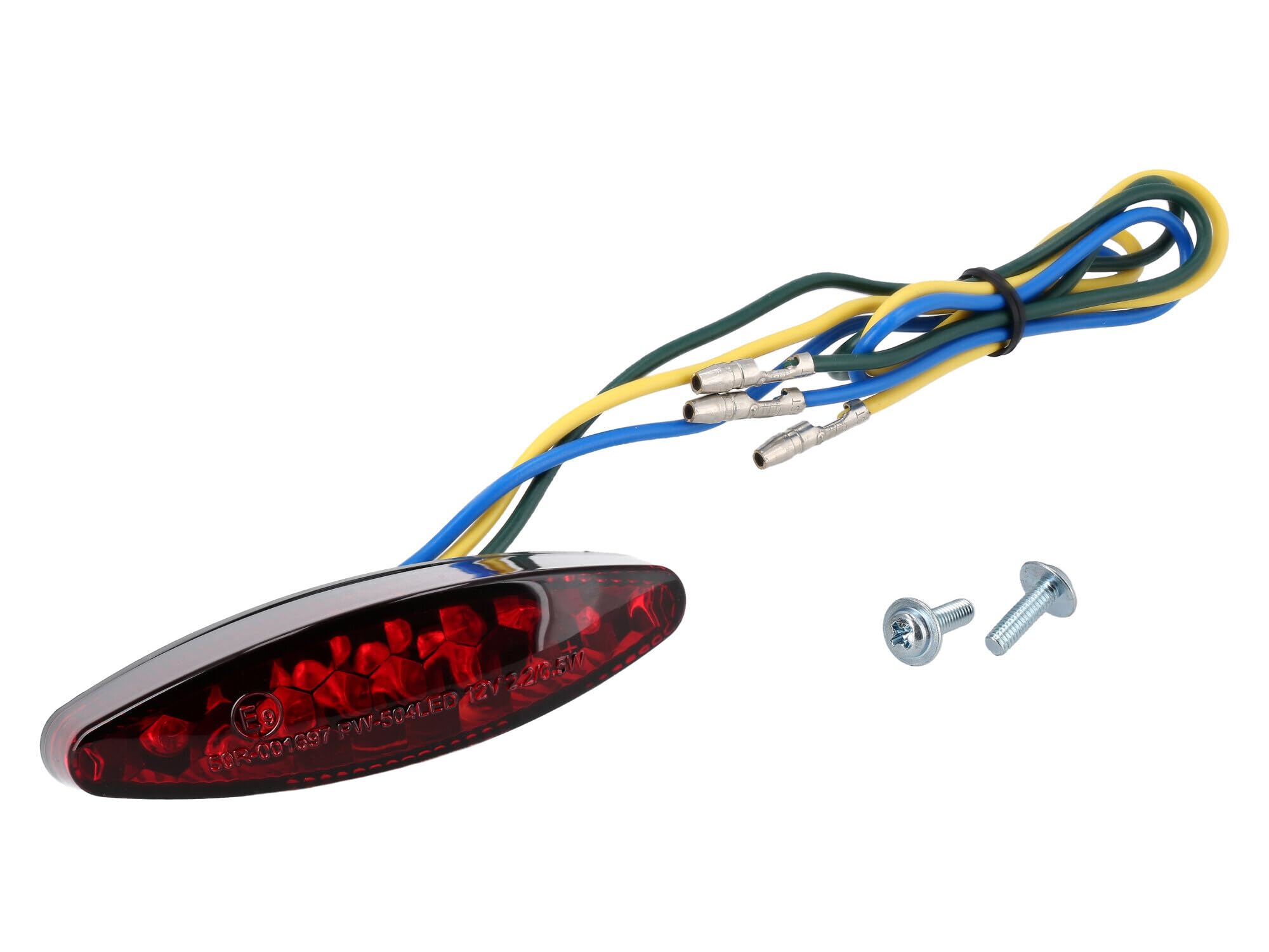 AKF Set: Rück- und Bremslichtkombination LED Rot, komplett mit Miniblinkern