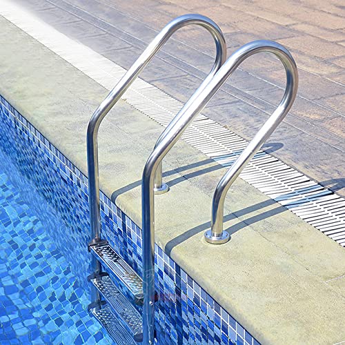 Escalera de piscina acero inoxidable 2 peldaños miniatura 5