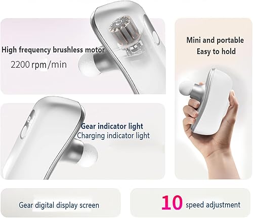 Miniatura 3 de Mini pistola de masaje para fascia portátil y de mano, alivio del dolor muscular en cuello, espalda, pierna, mano, hombro, percusión de tejido