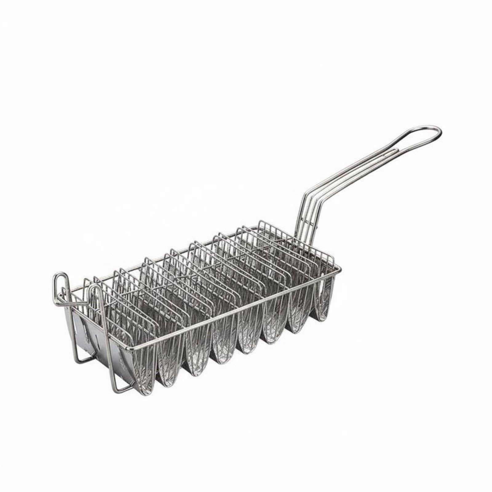 Support taco anti-renversement Sharplace avec moule en V et panier a frire ergonomique