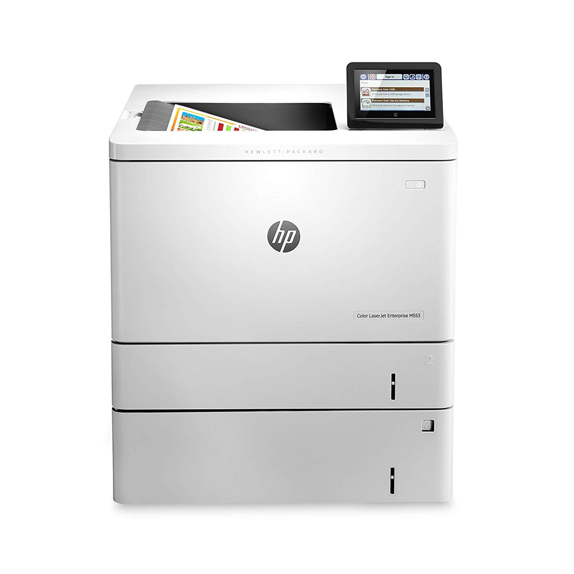 HP LaserJet Enterprise M553x Color Printer, (B5L26A) (Renewed)
