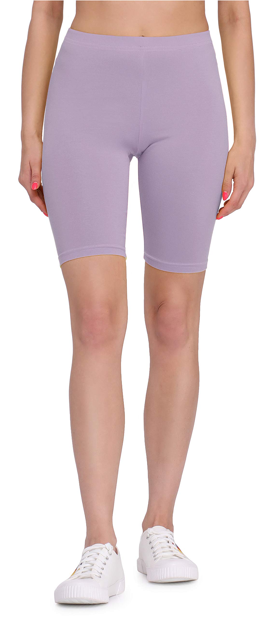 Bellivalini Kurze Leggings Damen aus Viskose Bequeme und atmungsaktiv Leggings Kurz für Sommer BLV50-149