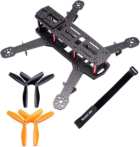 Miniatura 1 de FPV Racing Drone Frame 5 pulgadas Fibra de Carbono Quadcopter Frame Kit con 0.157 in FPV Frame Arms+Lipo Batería Correa