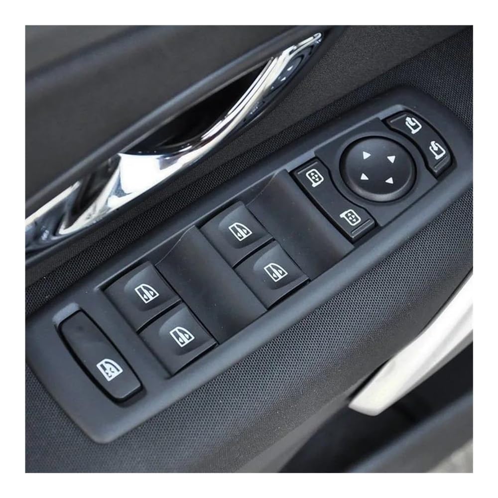 Elektryczny przełącznik podnośnika szyb do Ford Fluence, Megane 3 i Laguna 3 (modele 2008-2016) - Numer części: 254000015R / 25400-0015R - strona kierowcy (po lewej stronie)