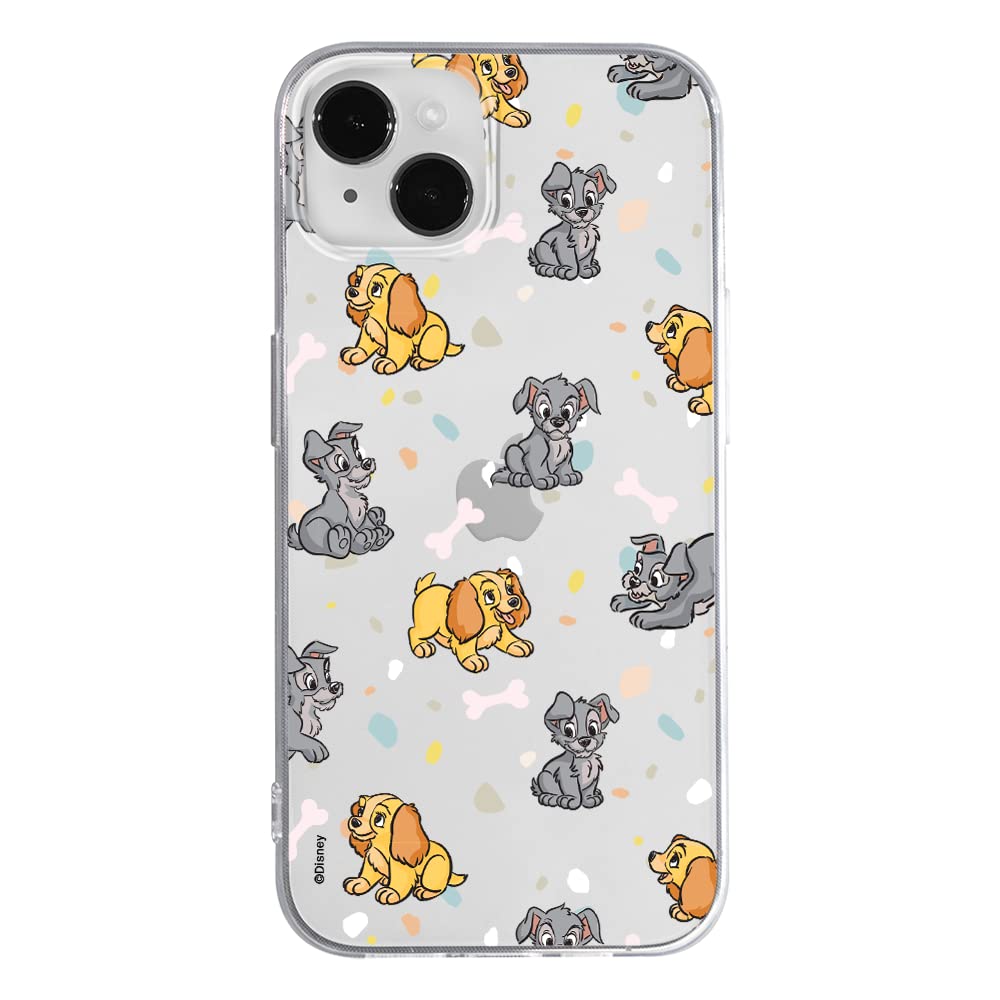 ERT GROUP mobile phone case for Apple Iphone 14 PLUS original and officially Licensed Disney pattern Lady and the Tramp 002 optimally adapted to the shape of the mobile phone, partially transparent