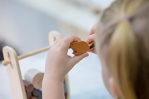 Miniatura 3 de PlanToys Timber Tumble - Juguete de Motricidad con Castor y Troncos - Juguete de Madera a Partir de 3 Años - Juego de Ensamble para 1-4 Jugadores