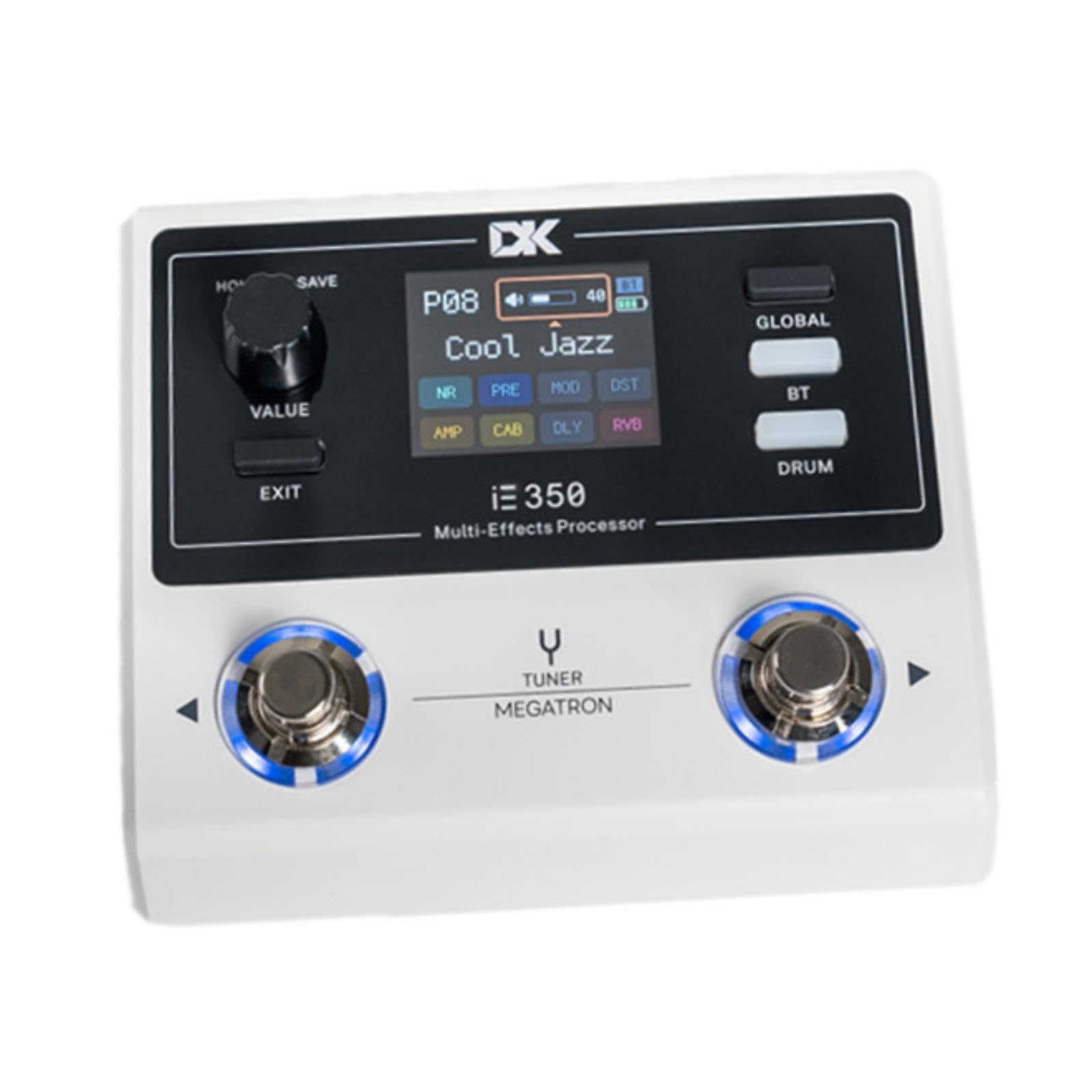 Baoblaze Pedal Multiefectos para Guitarra, Portátil, Grabación de Audio USB, Alto Rendimiento