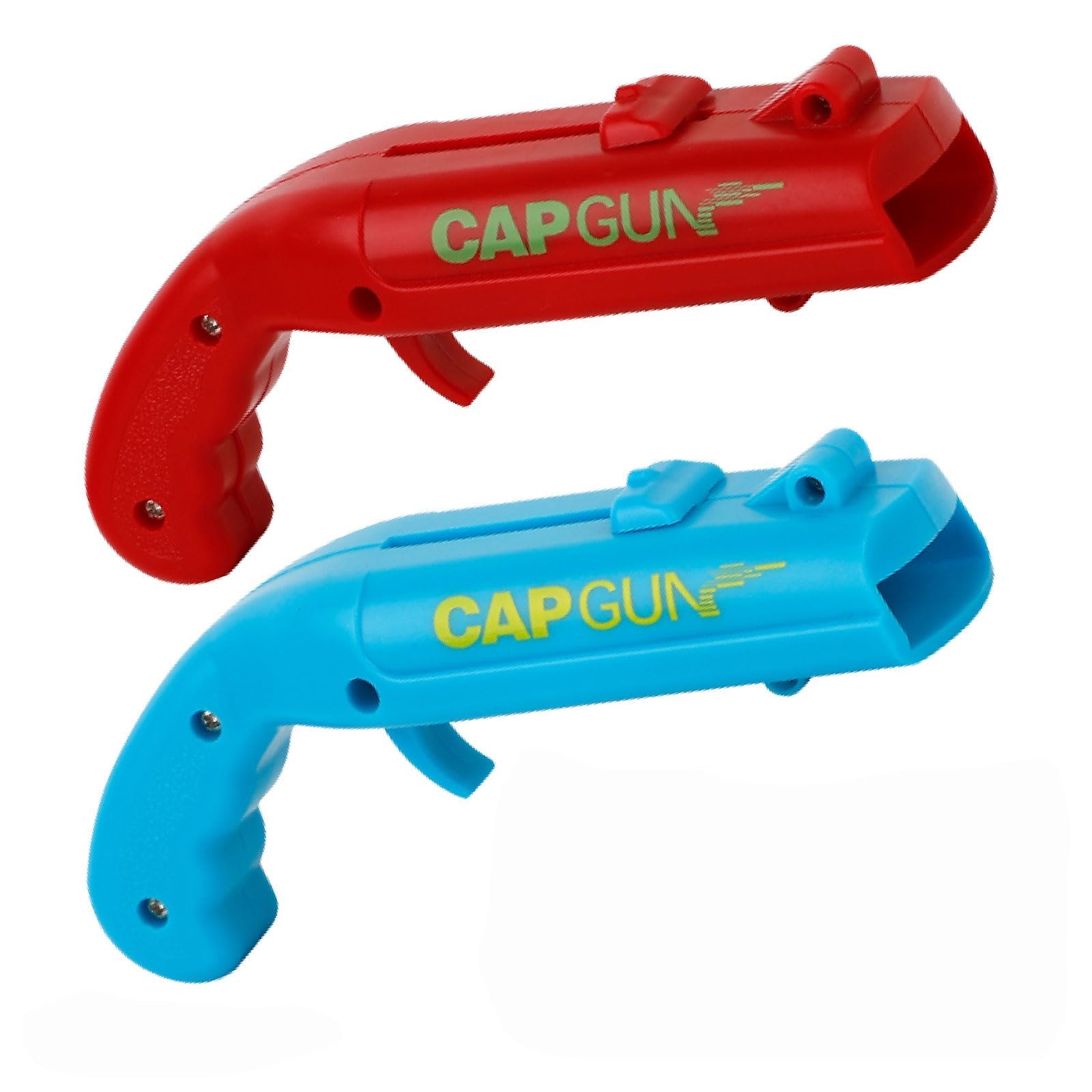 2Pcs Blue Red Cap Gun Bottle Opener, Portable Functional Cap Beverage Opener Gadget, ABS Durable Novelty Accessory for House Parties, Barbecues, Sports Gatherings & Adult Gifting-image-23