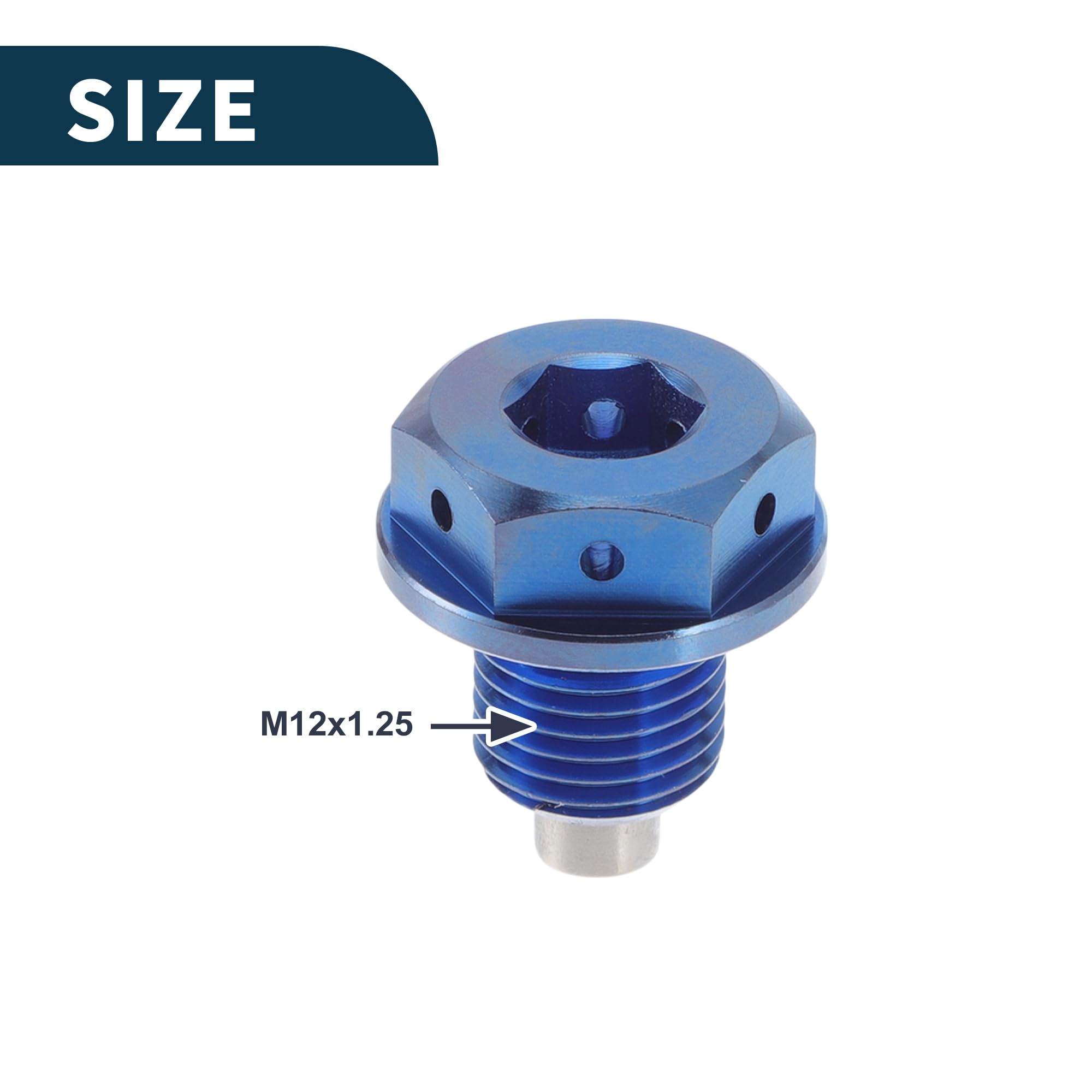 Amazon.com: REPAIROCK M12x1.25 4MM Magnetic Oil Drain Plug