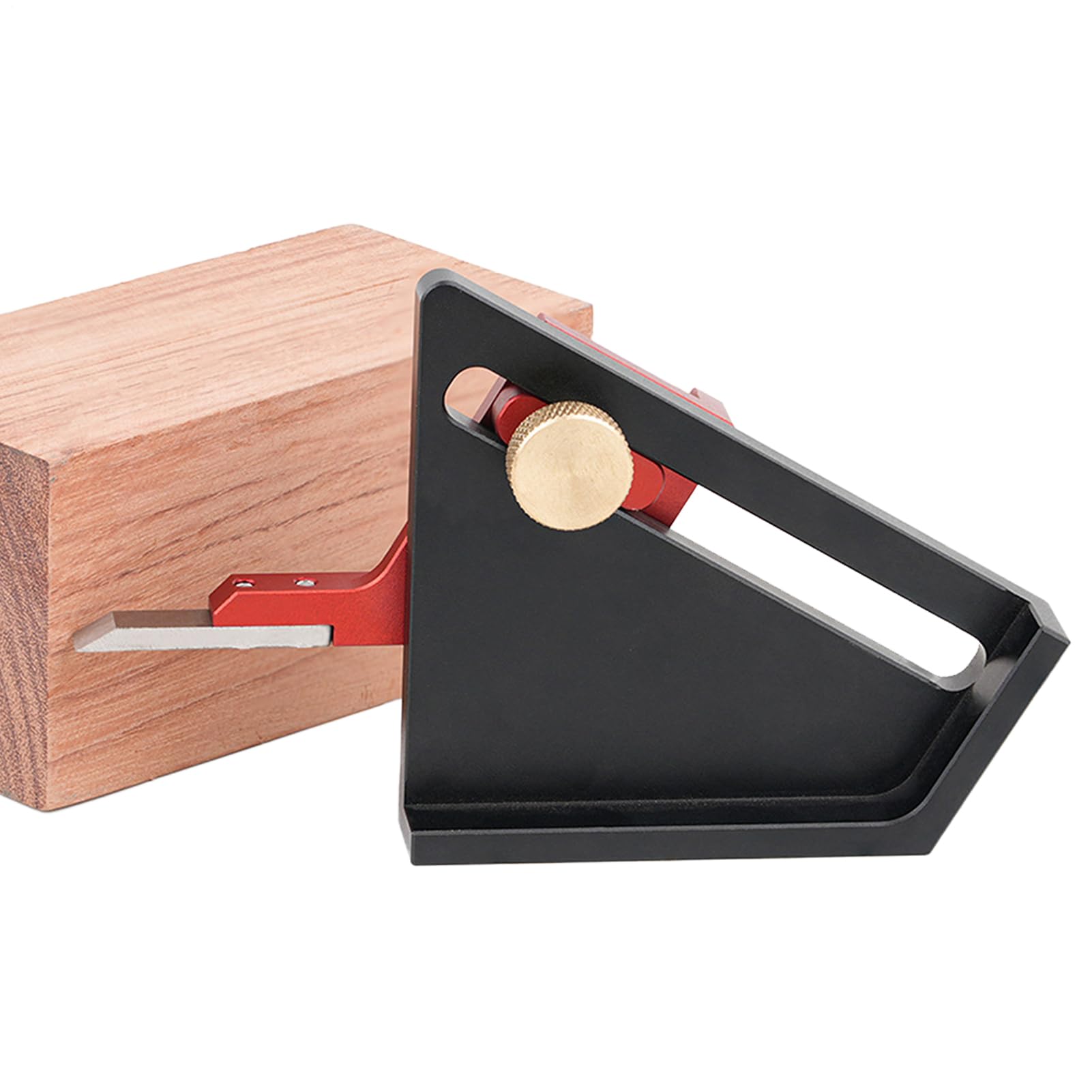 Jauge De Profondeur Pour Défonceuse,Accessoires pour Table de Défonceuse | Guide Métrique Anodisé de Précision 0-58 mm pour Marquage Central - Compatible Scie sur Table, Perceuse à Colonne